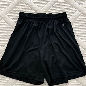 Men's Black Athletic Shorts by B